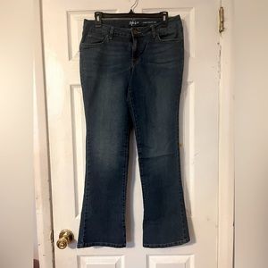 Style and Co blue jeans. Curvy boot cut